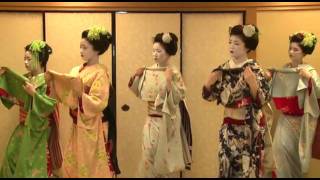 Traditional Japanese Dance by Maiko quotGionKoutaquot [upl. by Linette]