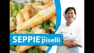 come fare le seppie con i piselli  La cucina della Laura [upl. by Anerom]