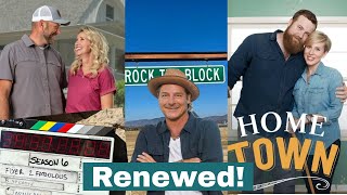 HGTV Shows Renewed for 2025 From Fixer to Fabulous to Home Town hgtv [upl. by Akemehc]