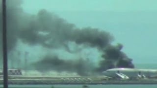 Plane crashes at San Francisco airport [upl. by Eidualc]