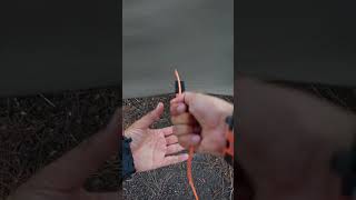 Knot Tips 11 🔸Best Tent  Tarp Guyline Knot [upl. by Eneryt]