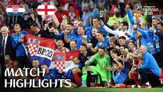 Croatia v England  2018 FIFA World Cup  Match Highlights [upl. by Anette]