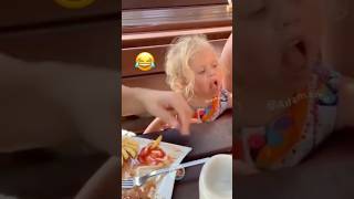 Baby Reactions to Parents Eating 🤣🍴AdamAndElea [upl. by Zak]