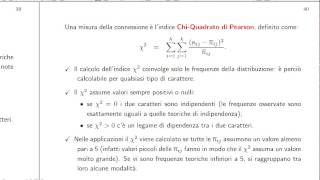 Statistica lez 8 calcolo del chiquadro [upl. by Jaffe936]