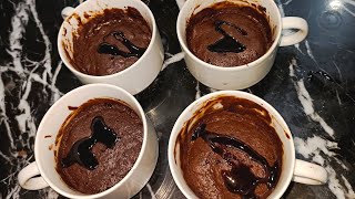 How to make a chocolate mug cake without a microwave in just 3 minutes Simple recipe  cakerecipe [upl. by Abehsile907]