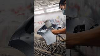 Car bamper colour painting full video automotive [upl. by Shererd]