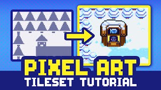 Pixel Art Tileset Tutorial Top Down Pixel Art [upl. by Lletnwahs]