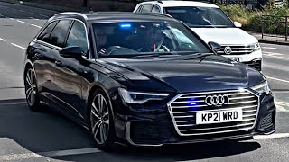 Unmarked Audi A6 Driving Training Vehicle Responding Greater Manchester Police [upl. by Leibarg]