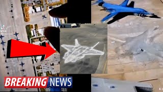 ULTIMATESTEALTH Technology Exposed On Google Maps Invisible Jet Fighter Military Base 2024 [upl. by Nedyarb655]