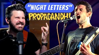 Back to PROPAGANDHI Bass Teacher REACTS to quotNight Lettersquot [upl. by Doig]