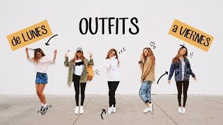 ¡OUTFITS PARA LA ESCUELA EN 5 MINUTOS [upl. by Nnor76]