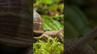 Fascinating Snail Crawling  Science in Motion [upl. by Lovmilla788]