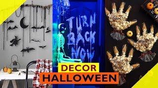 35 IDEIAS de DIY DECORAÇÃO para o Halloween fáceis e legais  Decoração de casa e festa [upl. by Shanan]