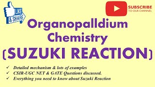 Organopalladium Chemistry Suzuki Reaction [upl. by Pul215]