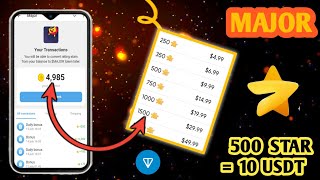 Telegram star sell⭐ 500  999 USDT  Telegram Major Mining [upl. by Christy873]