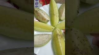 Afternoon fruits 😋😁 music song food fruit [upl. by Ladnek]