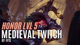 Medieval Twitch Honor Level 5  Skin Show  League of Legends [upl. by Pinchas]