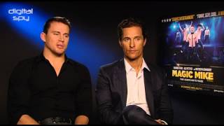 Channing Tatum Matthew McConaughey Magic Mike interview [upl. by Nessnaj473]