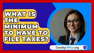 What Is The Minimum To Have To File Taxes  CountyOfficeorg [upl. by Adarbil]