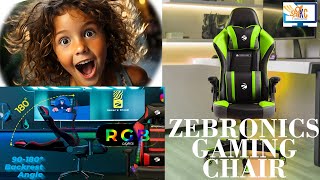 Zebronics Gaming Chair GC1400  Gaming Chair Assembly [upl. by Amzu620]