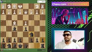 0 TO 1000 Chesscom Challenge  Pavan Mayya  Current Rating 100 chess chessgame [upl. by Rolf748]