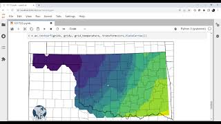 MetPy Mondays 254  Contouring Mesonet Data and Calculating the Gradient [upl. by Annal983]