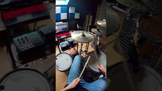 That groove 🔥 drums drummer drumcover [upl. by Porett]