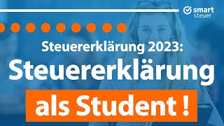 Steuererklärung als Student Steuererklärung 2023 selber machen Studentensteuererklärung Anleitung [upl. by Candis]