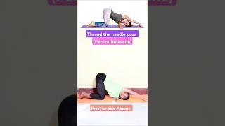 Parsva Balasana 😯🧘‍♀️yoga ytshort short yogapractice yogagirl viralvideo trending [upl. by Yesmar]