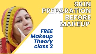 Get a FREE professional makeup course from umme rayanclass 2 skin preperation [upl. by Ponzo]