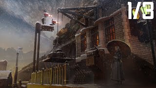 Concept Art Steampunk Train on a Bridge Overpaint Clip Studio Paint 13 [upl. by Keelby65]