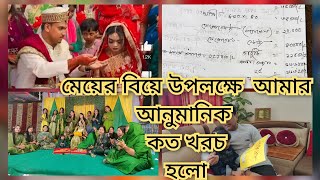 মেয়ের বিয়ে উপলক্ষে আমার আনুমানিক কত টাকা খরচ হলো  কথাগুলো শুনলে আপনাদের উপকার হবে  YT Nazmul [upl. by Obeng]