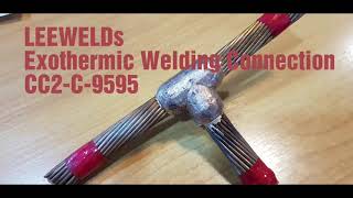 Exothermic welding cadweld การเชื่อมสายทองแดง [upl. by Elesig]