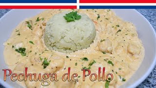 Receta Pechugas de Pollo en Salsa de Queso  Cocinando con Yolanda [upl. by Atteuqal]