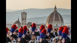 Firenze Video Racconto Festa al Piazzale Michelangelo per il 210 ° Anniversario dell Arma [upl. by Oak]