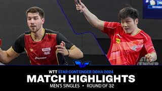 Fan Zhendong vs Patrick Franziska  MS R32  WTT Star Contender Doha 2024 [upl. by Lyndsey]