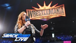 Becky Lynch recalls her Road to WrestleMania SmackDown LIVE April 2 2019 [upl. by Rodablas97]