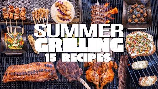 15 MUSTMAKE GRILLING RECIPES FOR THE SUMMER WE GOT A LITTLE CRAZY  SAM THE COOKING GUY [upl. by Aleik]