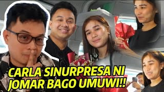 CARLA SINURPRESA NI JOMAR BAGO UMUWI GRABE ANG KILIG [upl. by Adiel718]