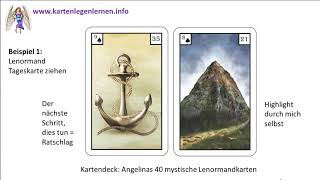 Lenormand Tageskarte ziehen zum Highlight des Tages [upl. by Adall]