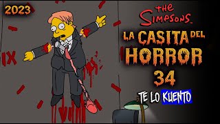 La Casita Del Horror 34  Temporada 35  Los Simpson  Resumen Capitulo 5 [upl. by Gipps910]