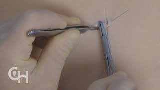 Suture Basics Vertical Mattress [upl. by Ibot]