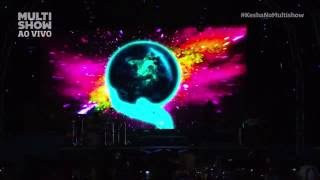 Kesha Intro Warrior Tour [upl. by Marlette]