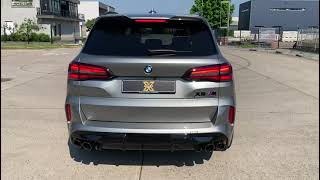 BMW X5M Competition EXHAUST MOD by XHaust [upl. by Tsiuqram]