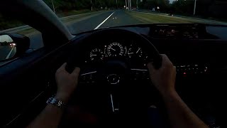 2024 Mazda CX30 NAGISA 20L 186 HP Night POV test drive CARiNIK [upl. by Silvano]