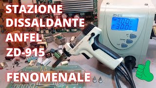 Dissaldare componenti elettronici facilmente con stazione dissaldante Anfel ZD915 [upl. by Aremihc631]