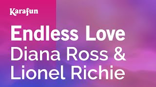 Endless Love  Diana Ross amp Lionel Richie  Karaoke Version  KaraFun [upl. by Anitnegra]