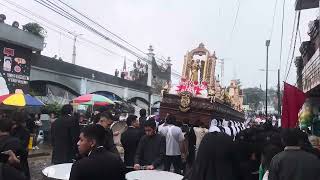 Procesión del Señor Sepultado de San Pedro Sacatepequez [upl. by Sawyere869]