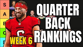 Top 18 Quarterback Rankings For Week 6 Fantasy Football [upl. by Winfield109]