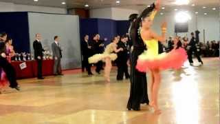 12 final  JUNIOR OPEN Latin  rumba  DanceSportCup Madrid 2013 [upl. by Onirefez365]